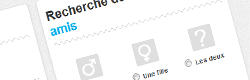 Recherche de nouveaux potes